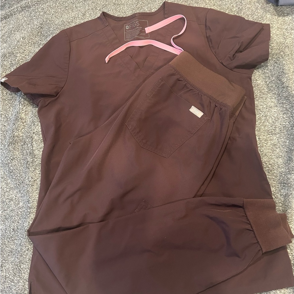 Figs Dark Fig Scrub Set